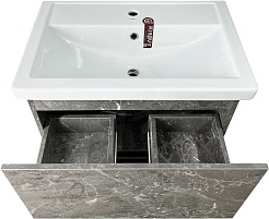 Style Line Тумба под раковину Мальта 80 подвесная рускеала – фотография-4